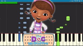 Doc McStuffins Theme Song  EASY Piano Tutorial [upl. by Callean955]