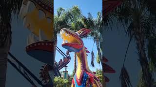 Cliofas the snakeheaded Frog bodied spine creature Fiesta Village at Knotts Berry Farm 8262023 [upl. by Onirotciv]