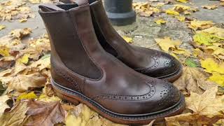 Trickers Henry Boots Sole Edge Transformation [upl. by Ainelec187]