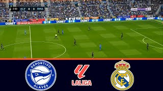 DEPORTIVO ALAVES VS REAL MADRID  LALIGA 20232024  FOOTBALL LIFE 2023 [upl. by Aselehc]