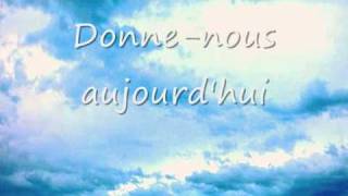 Notre Père qui es aux Cieux Duruflé  Lyrics [upl. by Eniluqaj146]