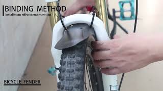 NICEDACK MTB Mudguard  Review  How to install [upl. by Mlawsky]