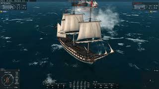 Naval action implacable VS Santisima Trinidad [upl. by Auqinal944]