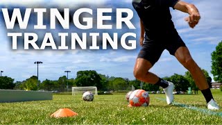 Individual Winger Training Session  Technical Training Session For Wingers [upl. by Eibrik]