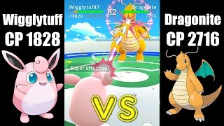 Pokémon Go Dragonite lost to Wigglytuff the Mini Snorlax [upl. by Tavi431]