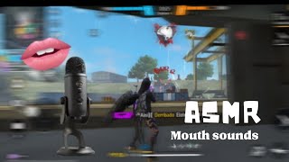 ASMR FREE FIRE intentando hacer mouth sounds 👄 [upl. by Nrobyalc]