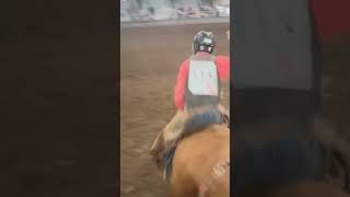 first high school rodeo Got stuck in the well amp hung up at the end acdc music rodeo [upl. by Killarney]