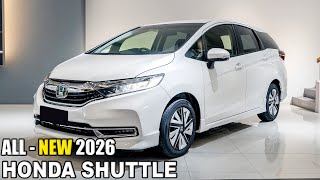 2026 HONDA SHUTTLE  New Stylish RedesignExterior Interior amp Specs [upl. by Short295]