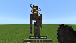 The Creaking ADDON in Minecraft PE [upl. by Darcee]