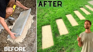 How to Install Step Stones DIY Stepping Stone Paver Installation Guide [upl. by Idaline241]