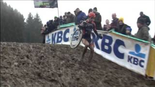 Cyclocross  Veldrijden Superprestige 201516 Round 5 Spa Francorchamps Highlights [upl. by Tuorah]