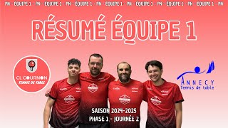 CL COURNON 1 vs ANNECY 1 Journée 2 2024 09 21 [upl. by Annoik506]