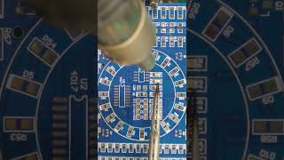 Soldering tutorials  Solder SMD components  SMD soldering course [upl. by Aehsan366]