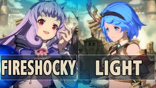 GBVSR🔥FireShocky Cagliostro Vs Light Djeeta🔥 High Level Gameplay [upl. by Lough]