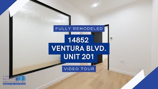 FULLY REMODELED UNIT 201 14852 Ventura Blvd Unit 201 Video Tour [upl. by Nnylecyoj]