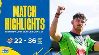 Highlights R21  London Broncos v Warrington Wolves [upl. by Kikelia762]