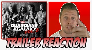 Trailer Reaction  Guardians of the Galaxy Vol 2 Trailer 2 2017 [upl. by Nevanod]