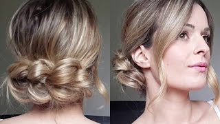 Chignon Faussement Tressé  AngeliaHair [upl. by Ardussi]