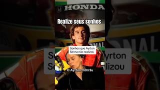 3 sonhos quê Ayrton Senna não realizou ayrtonsenna f1 formula1 ferrari [upl. by Jobe935]