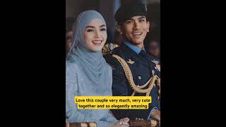 The Most Elegant Royal Couple Prince Mateen and Anisha Rosnah So Cute Together [upl. by Adnak]