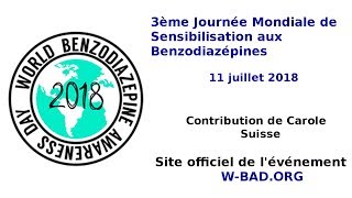 WBAD 2018 3ème Journée Mondiale de Sensibilisation aux Benzodiazépines [upl. by Mackoff]