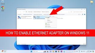 How to Enable Ethernet Adapter in Windows 11  ITC Tutorial [upl. by Basso]