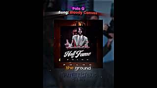 Underrated Polo G song Bloody Canvas  Polo G polog bloodycanvas halloffame [upl. by Tnecnivleahcim]