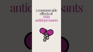 ssri antidepressants sideeffects medication depression insomnia treatment [upl. by Adnamar842]