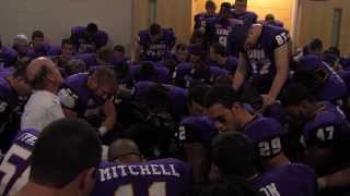 UNI Football Celebrates 2013 Win Over Youngstown State [upl. by Enihpad534]