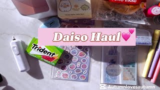 Daiso Haul  Unboxing Stationery Haul [upl. by Weingarten]