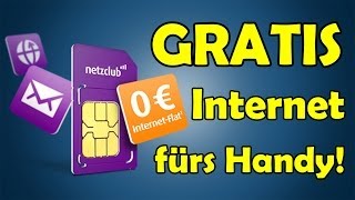 Netzclub GRATIS Internet für Dein Handy  Tutorial HD [upl. by Roe630]