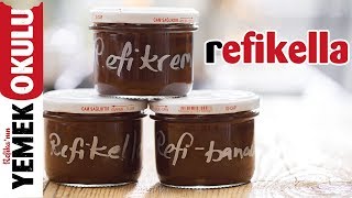 Refikella  Sürülebilir Çikolata Tarifi  Evde Nutella Nasıl Yapılır [upl. by Anicul]