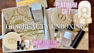 Dior Beauty Unboxing  Where to get the Jewelry Pouch  Dior Snowglobe Sold Out [upl. by Ranson]