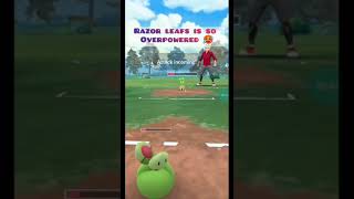 BUDEW ALMOST DESTROYED OPPONENTS WHOLE TEAM WITH RAZOR LEAFS🌿।।shorts pokemongo gbl [upl. by Alleyne]