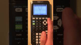 A TI 84 Using the TRACE Function [upl. by Amyaj964]