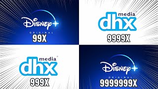 Disney Plus And DHX Media Intro Getting 999999X Speed [upl. by Wettam]