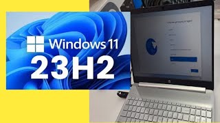 how to install Windows 11 on hp 15s laptop from USB Disabled secure Boot Option [upl. by Pironi146]