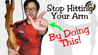 How To Stop Hitting Your Arm  Archery Basics [upl. by Hyo]