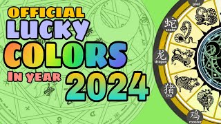 LUCKY COLOR IN 2024  Swerteng kulay sa 2024 at YEAR OF THE WOOD DRAGON Philippines [upl. by Lewse172]