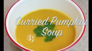 Curried Pumpkin Soup Thermochef vegetarian recipe cheekyricho [upl. by Stucker532]