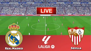 EN VIVO🔴 Real Madrid CF vs Sevilla  LaLiga 202425  Simulación de PES 21 [upl. by Yddet]