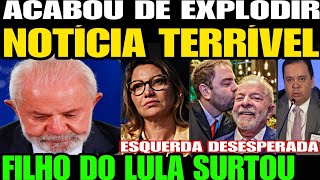 FOI CONFIRMADO SAIU NOTÍCIA TERRÍVEL PARA LULA DA SILVA FILHO DO LULA SURTOU E FEZ POSTAGEM P BOL [upl. by Juliet]