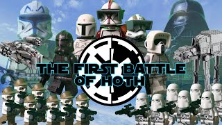 The First Battle of Hoth  LEGO Star Wars Stop Motion Film [upl. by Yartnod]