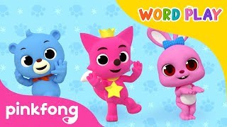 Animal Action  Word Play  Pinkfong Songs for Children [upl. by Ycnay977]