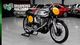 1954 Norton Manx 500cc Solo Motorcycle  2021 Shannons Autumn Timed Online Auction [upl. by Kenwee985]