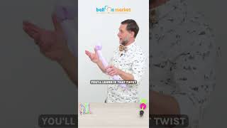 How to Make a Simple Balloon Dog  Balloon Basics [upl. by Noiek]