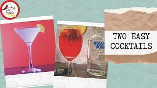 2 Easy Cocktails in 5 Minutes  Two Vodka Cocktails [upl. by Devora]