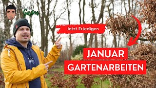 Gartenarbeiten Januar Das ist zu tun 2023 [upl. by Ahseihs]