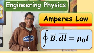 Amperes Law for Engineering Physics and B Sc Physics Studentsbalendra [upl. by Nyl]