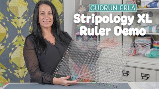 Stripology XL Ruler Basics by Gudrun Erla of GE Designs  Fat Quarter Shop [upl. by Lydon424]